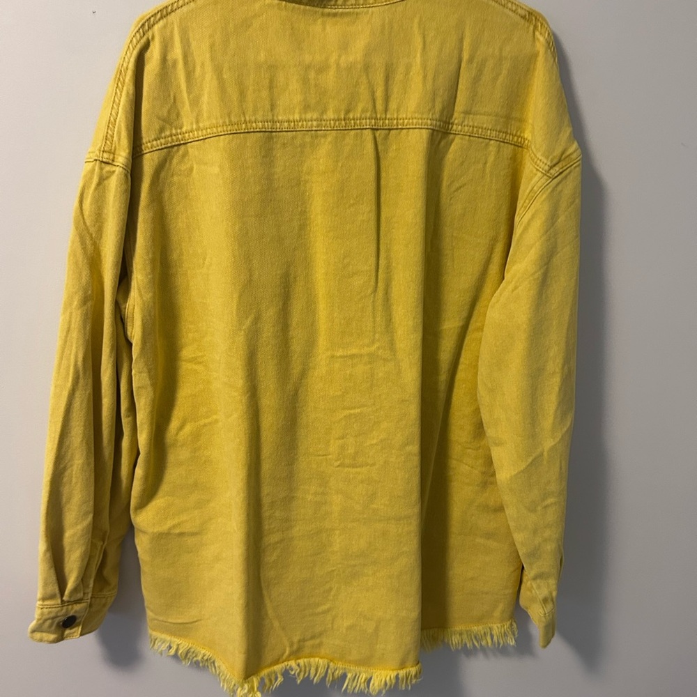 Yellow Denim Jacket - Picture 2 of 4